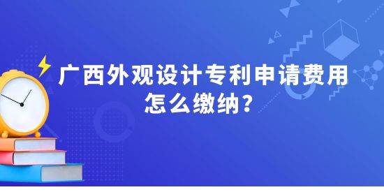 廣西外觀設(shè)計(jì)專利申請(qǐng)費(fèi)用怎么繳納？